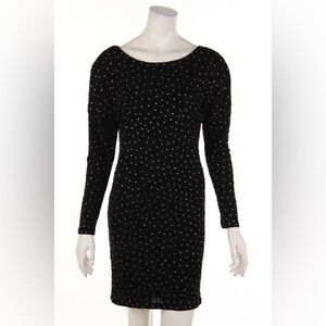 Jimmy Choo for H&M Rhinestone Dress Low Back Size XS